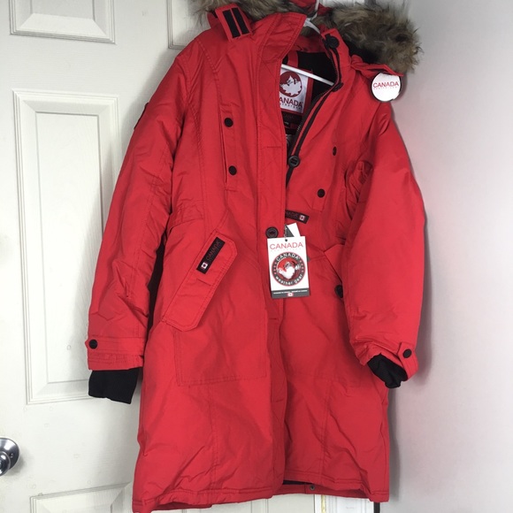 Canada Weather Gear Jackets & Blazers - NEW Canada Weather Gear Parka Winter red Jacket L